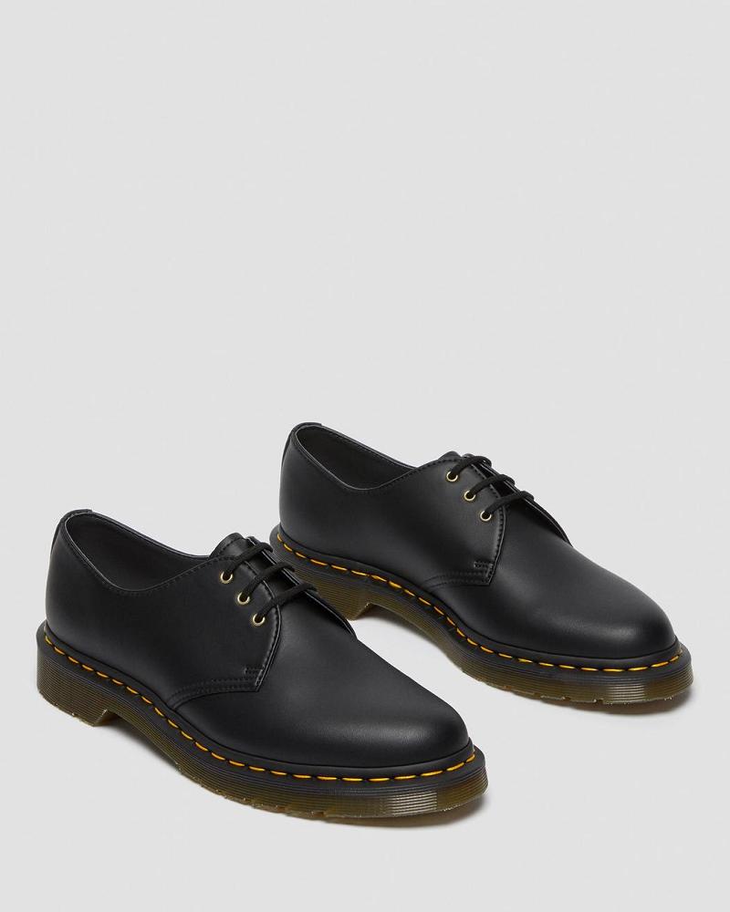 Men's Dr Martens Vegan 1461 Felix Oxfords Shoes Black | AU 618LIS